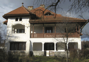 Casa din imagine îi amintea marelui savant despre Gorjul şi tradiţiile sale arhitectonice