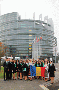 Elevii de la Turceni și-au reprezentat țara și liceul la Parlamentul European