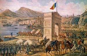 Iată o imagine emblematică a gloriei și eroismului românesc, trecerea Dunării în 1877