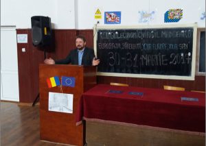 Cristian Pârvulescu s-a întâlnit cu elevii de la CEVM