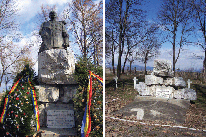 Ion Culcer, fost şef al Armatei Române în Războiul de Reîntregire, furat de pe soclu